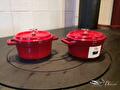 staub mini braadpannetjes 10 cm. Leuk voor een vis potje als voorgerecht, warme appelcompote, stoofpeertje en meer..Ook geschikt voor oven.