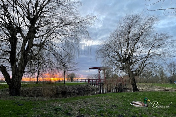 Mooie zonsondergang