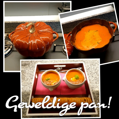 Dank Margo voor de geweldige foto en de aanschaf van de pan natuurlijk!